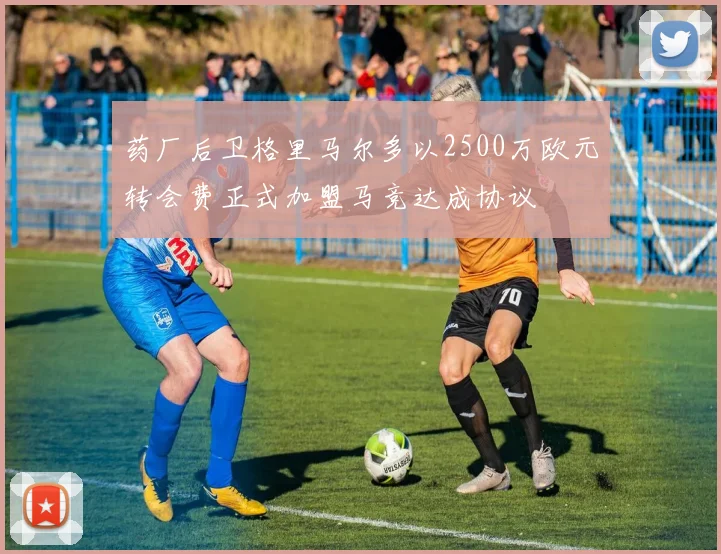 药厂后卫格里马尔多以2500万欧元转会费正式加盟马竞达成协议
